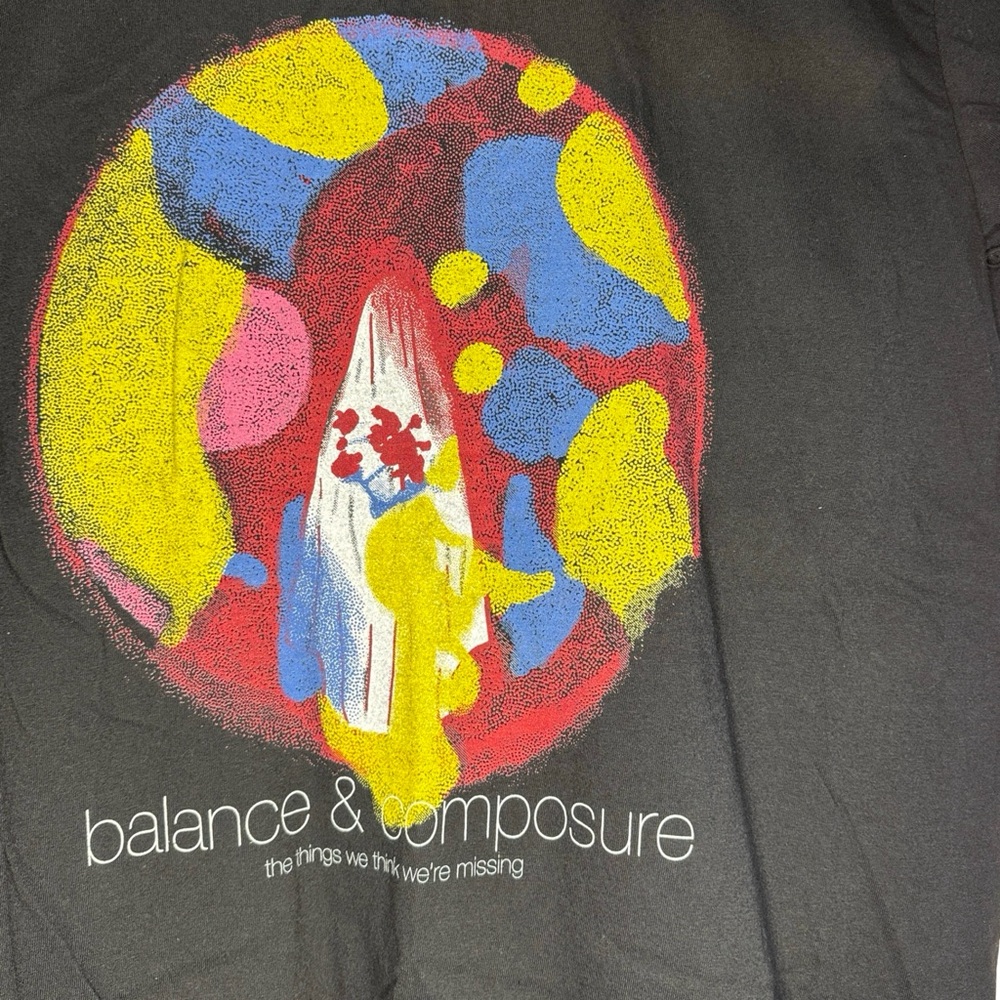 Balance & Composure - The Things We Think We’re Missing 2013 album T-shirt (XL)